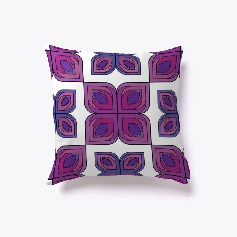 Purple Geometric Flower